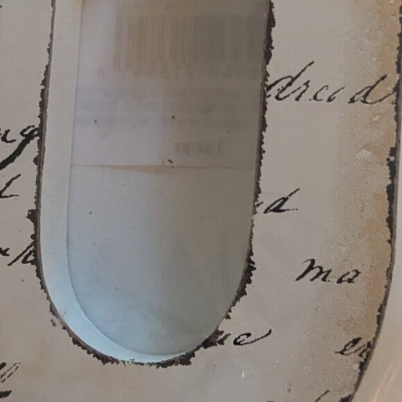 NWT Retro Distressed Small Letter 'U' Sign Script Typeface Michael's Home Decor - Picture 3 of 5